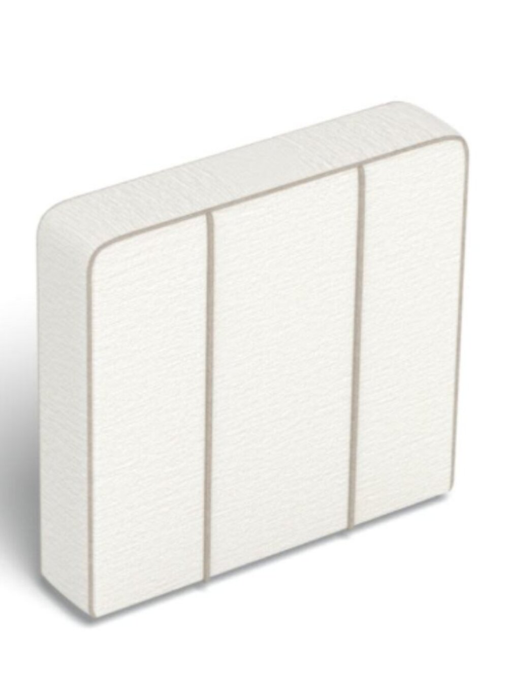 Lovesac Deep Side Cover: Tonal Chantilly Luxe Chenille